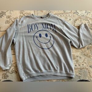 Boy mom crewneck oversized fit